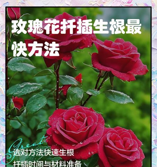 玫瑰花老树桩插枝繁殖的方法是什么？