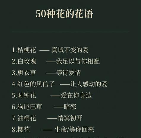 一年中每天的花语是什么？如何找到对应的花语？